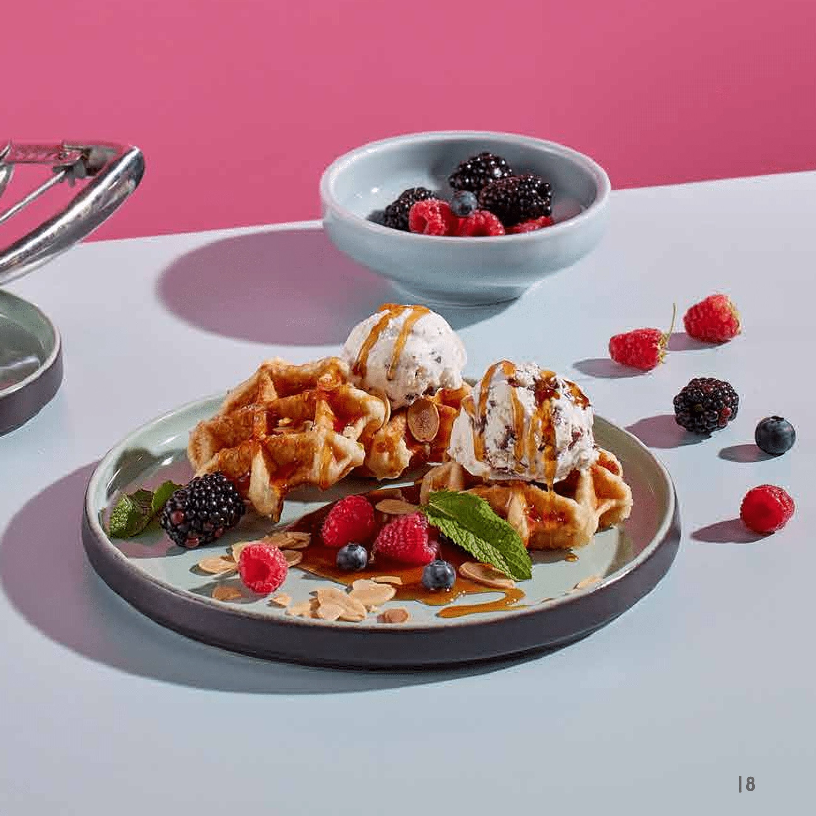 וופל בלגי וקרמל מלוח